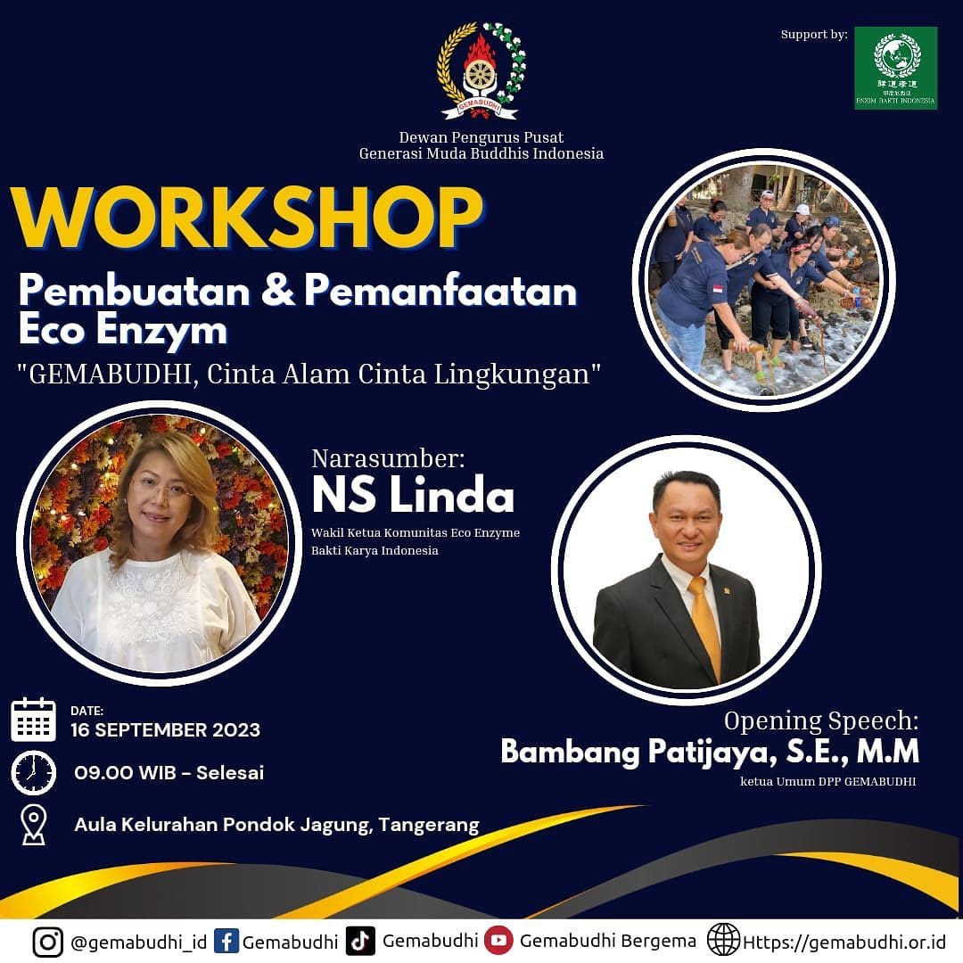 Gemabudhi Adakan Workshop Pembuatan Pemanfaatan Eco Enzym Gemabudhi