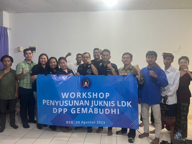 DPP Gemabudhi mengikuti Workshop Penyusunan Juknis Latihan Dasar Kepemimpinan (LDK)